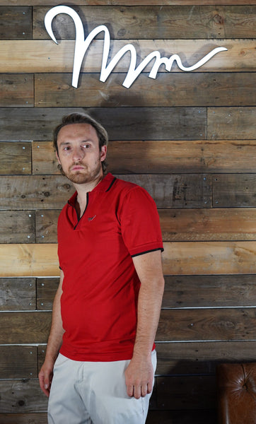Rotes Herren Polo "BASIC"