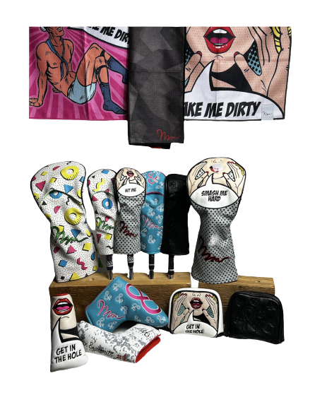 Headcover Bundle Max&moritz DRIVER- PUTTER Handtuch & Marker