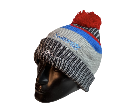 Pudelmütze / Beanie Grau
