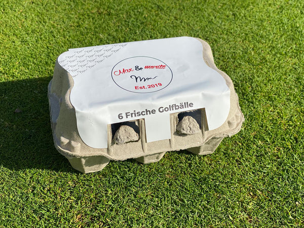 6 frische Golfbälle