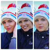 Pudelmütze / Beanie WEISS